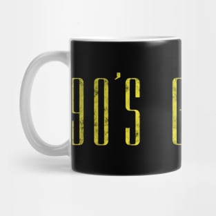 90s Grunge Yellow Mug